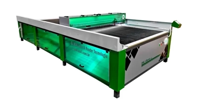 Maquina de corte a laser textil